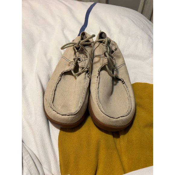 OluKai Ohana Mens Lace Up Casual Drop In Heel Sneakers Twill - Size 11.5 - Picture 2 of 5
